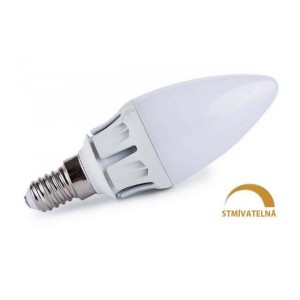 LED žárovka 7W 13xSMD2835 E14 630lm TEPLÁ STMÍVATELNÁ