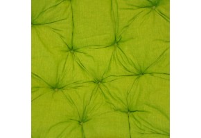 Polstr deluxe na křeslo papasan 110 cm - světle zelený melír 