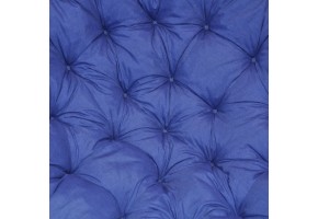 Polstr deluxe na křeslo papasan 110 cm - tmavě modrý melír