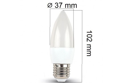 LED žárovka E27 5,5W 470lm teplá, ekvivalent 40W