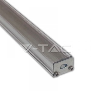 Sada: Hliníkový profil pro LED pásky 1m mléčný kryt