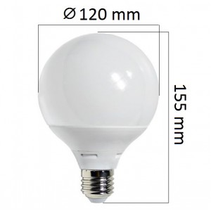 Akce: LED  žárovka E27 12W 960lm G95, denní 3+1