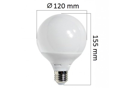 Akce: LED  žárovka E27 12W 960lm G95, denní 3+1