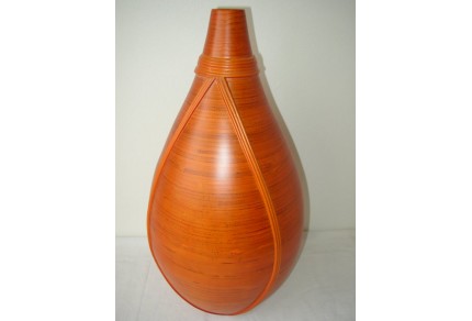 Bambusová váza s ratanem OR