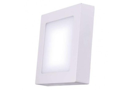 LED panel 170×170, přisazený bílý, 12W teplá bílá