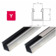 Hliníkový profil LUMINES Y 2m pro LED pásky, hliník