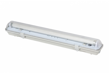 Prachotěsné svítidlo GXWP505 pro LED trubice T8 2 x 150cm