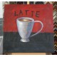 Obraz latte 75x75 cm