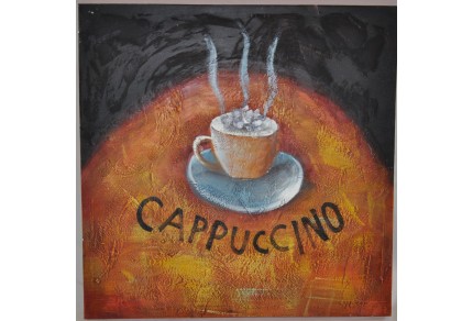 Obraz horké cappuccino 75x75 cm